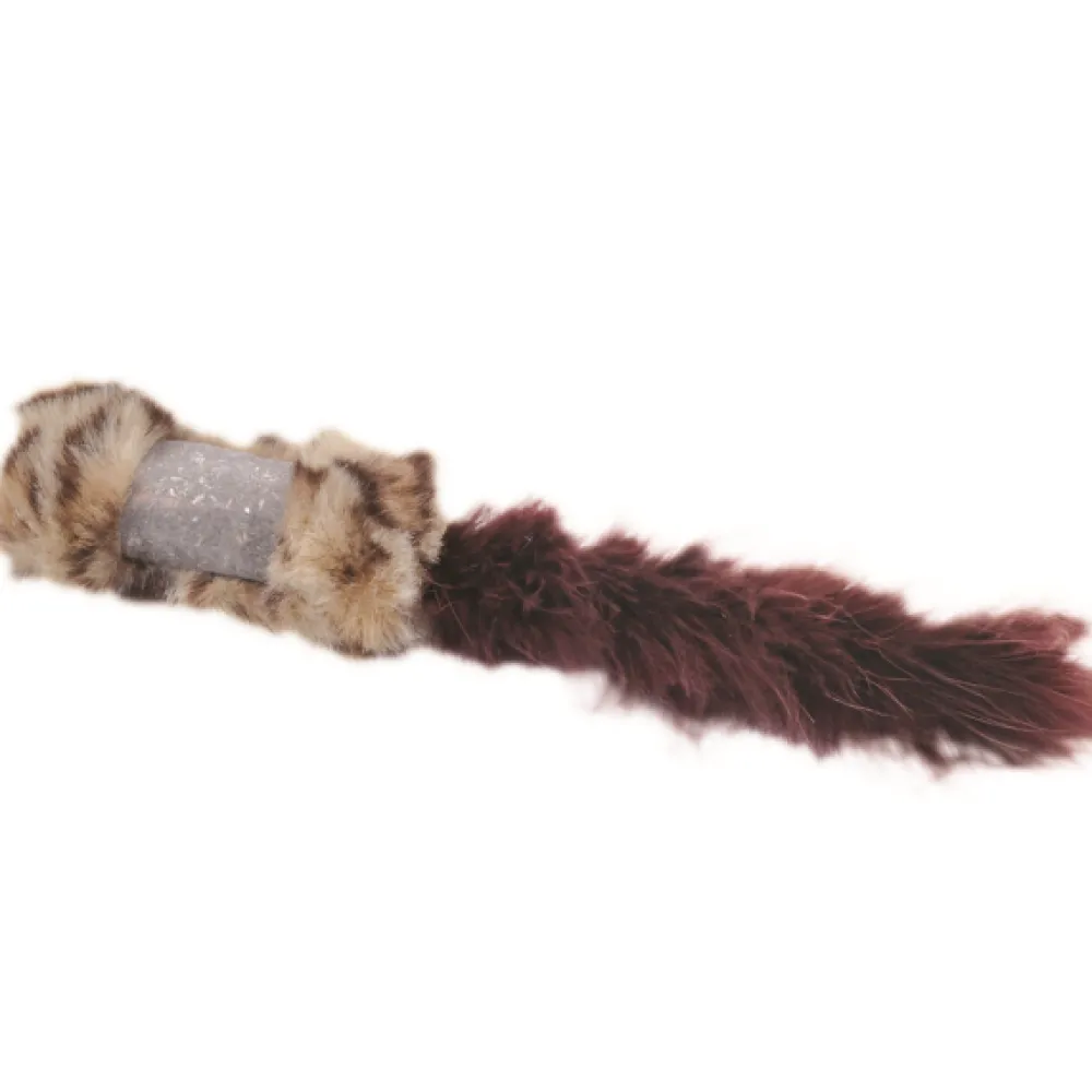 Turbo By Coastal Toys | Toys^Turbo Belly Critters Squirrel Tail, Catnip Toy, 5.5-in
