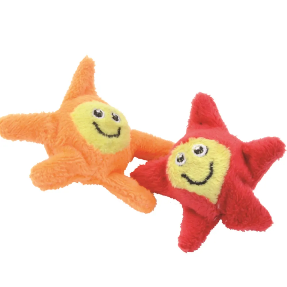 Turbo By Coastal Toys | Toys^Turbo Bouncing Stars Plush, Catnip Toy, 2-pack