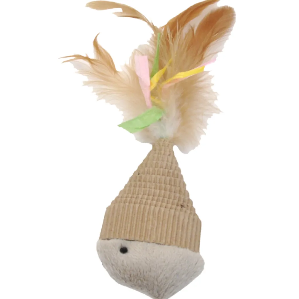Turbo By Coastal Toys | Toys^Turbo Corrugated Fish Catnip Cat Toy, 7-in