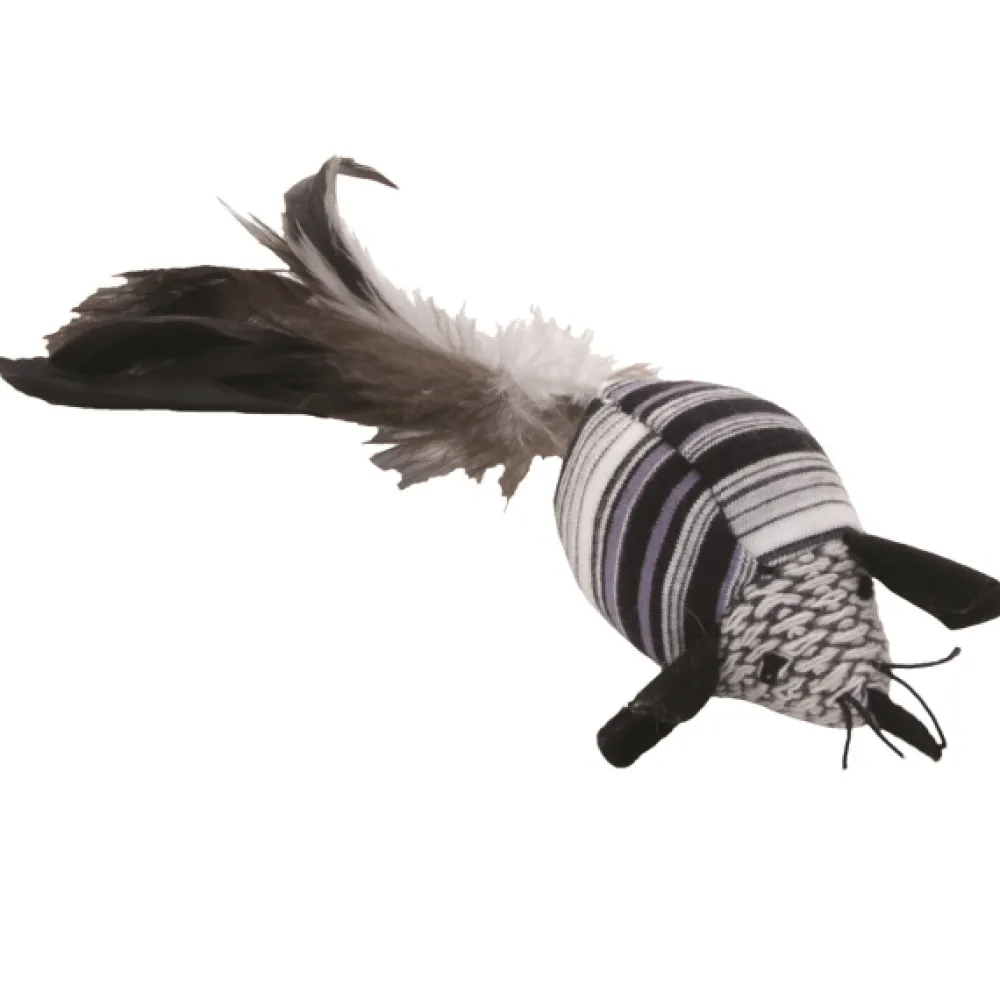 Turbo By Coastal Toys | Toys^Turbo Feather Mouse, Catnip Toy, 5.75-in
