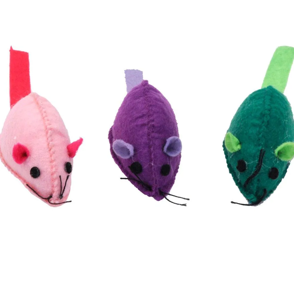 Turbo By Coastal Toys | Toys^Turbo Felt Mouse Cat Toy, 36-count