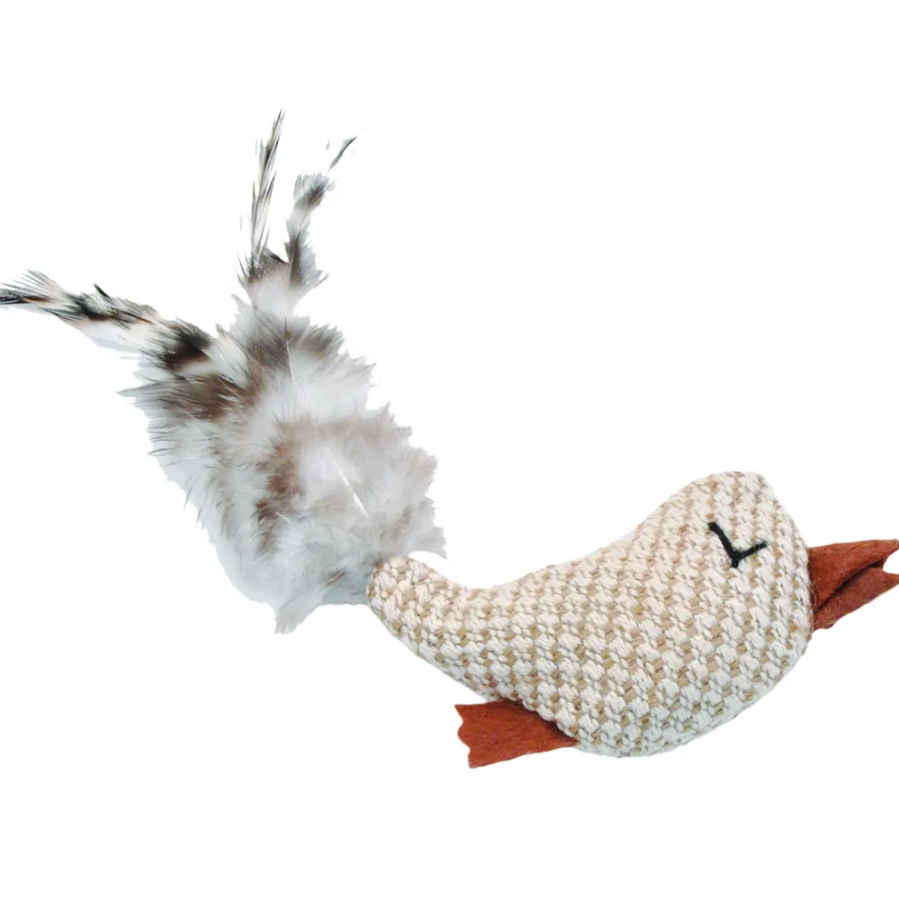 Turbo By Coastal Toys | Toys^Turbo Natural Bird with Catnip Cat Toy