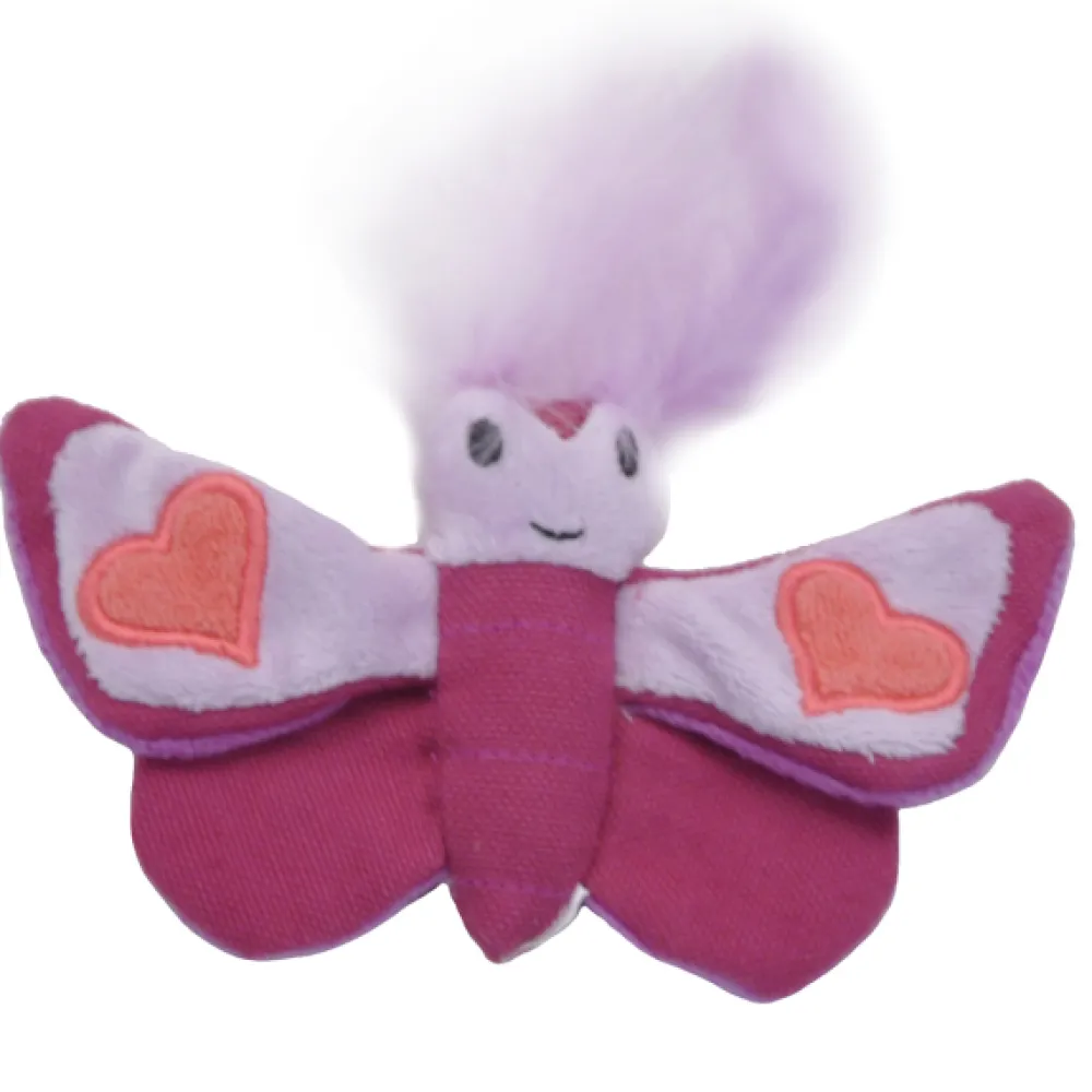 Turbo By Coastal Toys | Toys^Turbo Scent Locker Plush Butterfly Catnip Toy, 5.5-in