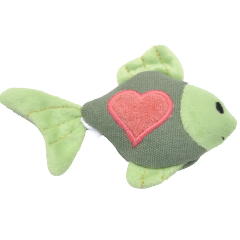 Turbo By Coastal Toys | Toys^Turbo Scent Locker Plush Fish, Catnip Toy, 4-in