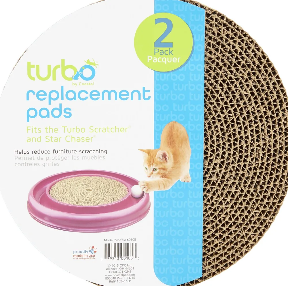 Turbo By Coastal Toys | Toys^Turbo Scratcher Cat Toy Replacement Pads