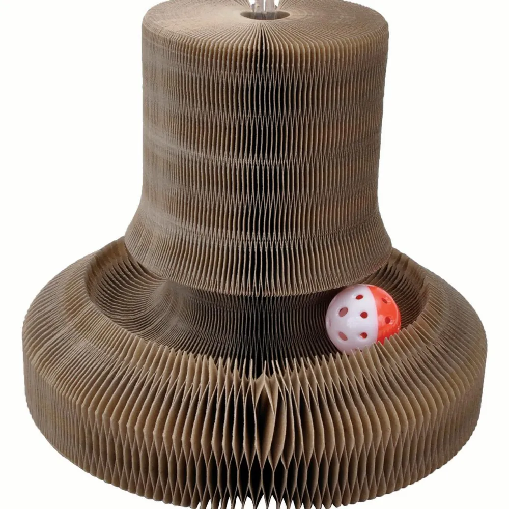 Turbo By Coastal Toys | Toys^Turbo Transform It! Corrigated Cardboard Tower Cat Toy, 20-in