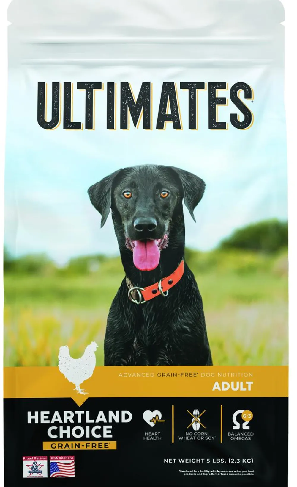 Ultimates Dry Food^Heartland Choice with Chicken Grain-Free Dry Dog Food, 5-lb