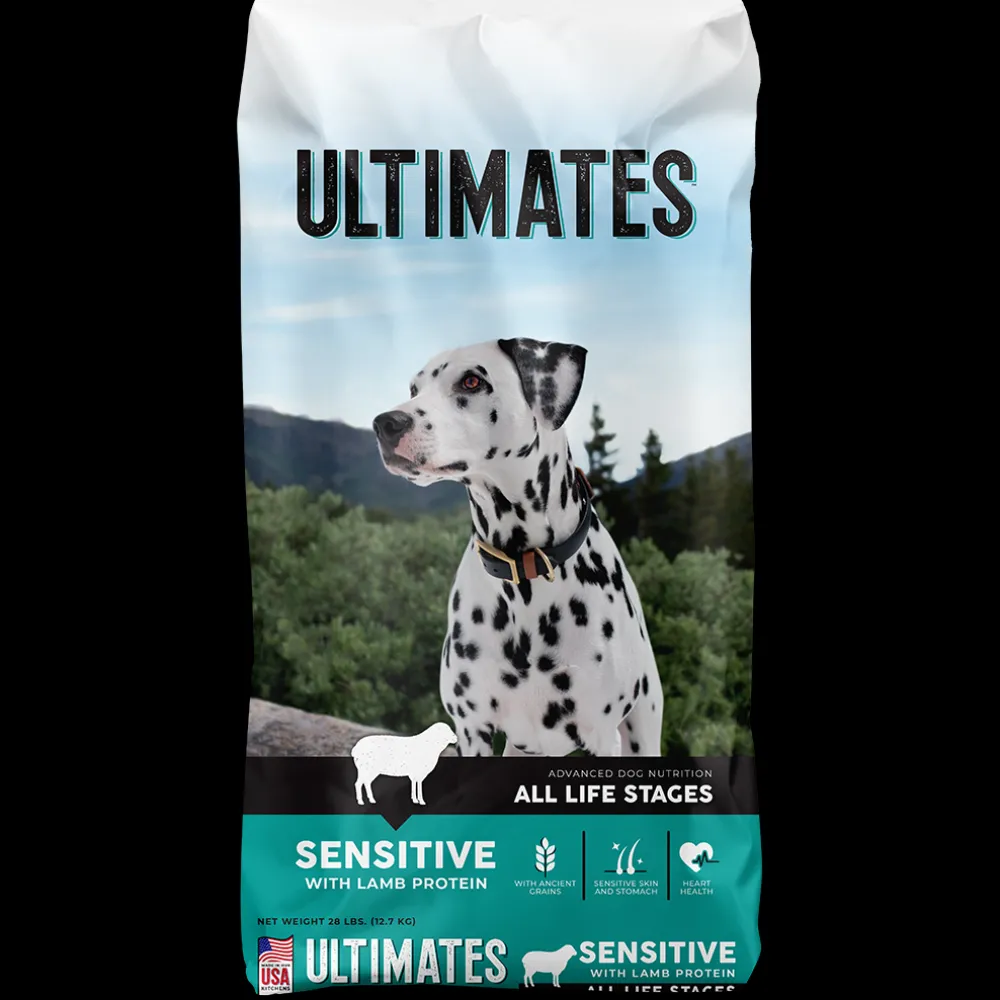 Ultimates Dry Food^Sensitive Skin & Stomach Lamb Dry Dog Food, 28-lb