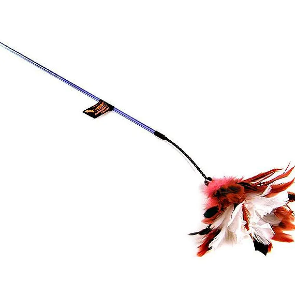 Vee Enterprises Toys | Toys^Vee PURRfect CrinkleBouncer Feather Wand Cat Toy, 18-in Wand