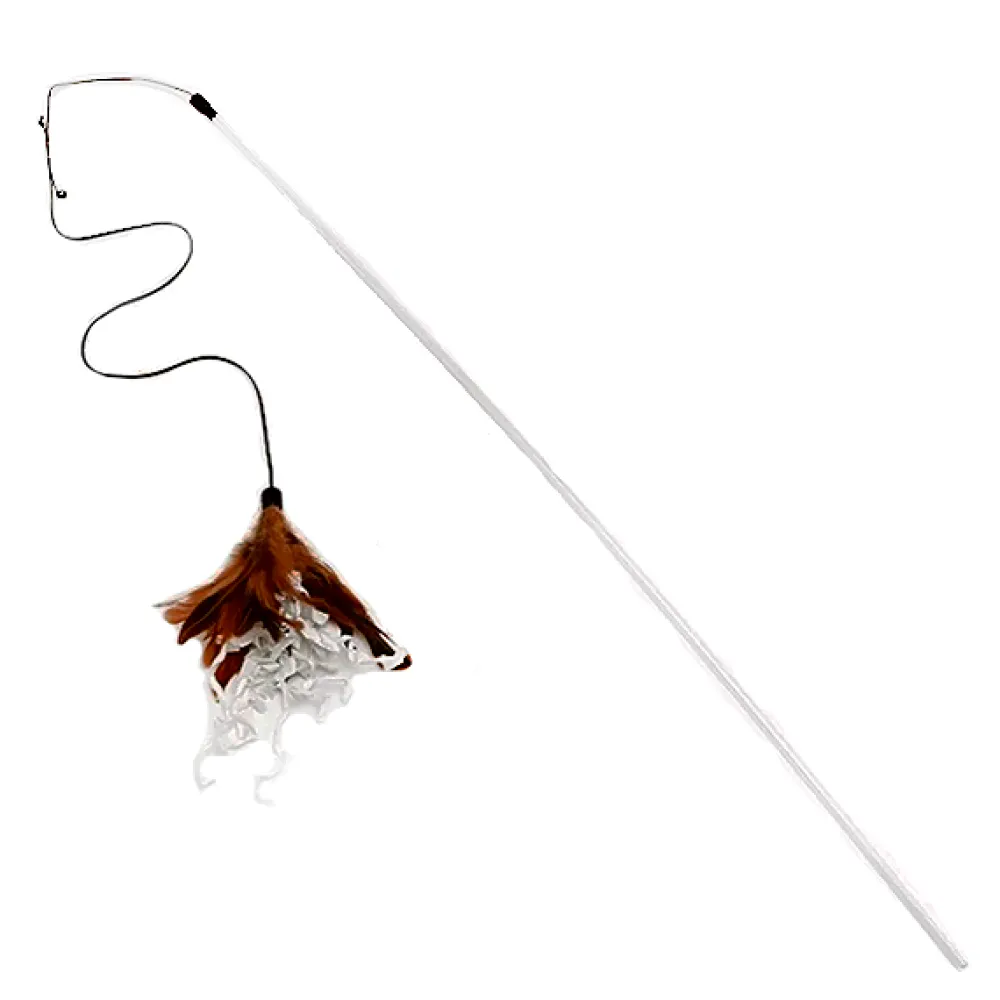Vee Enterprises Toys | Toys^Vee PURRfect Crunchy Feather Wand Cat Toy, 32-in Wand