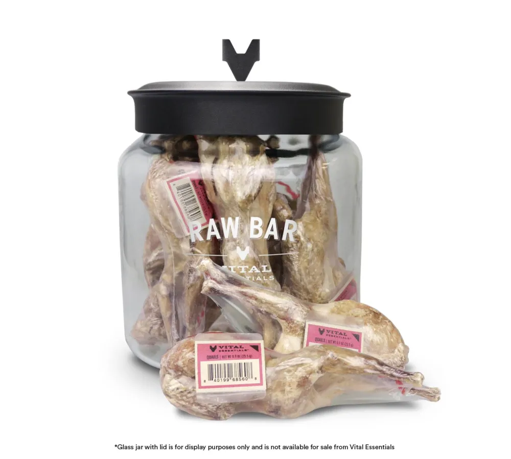 Vital Essentials Freeze-Dried Treats^RAW BAR Quail Freeze-Dried Dog Treats, 1-count