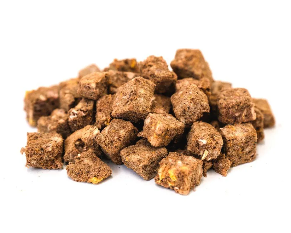 We Are Ndependent Freeze-Dried Treats^NECKS+ Ground Chicken Necks Freeze-Dried Dog Treats, 4-oz