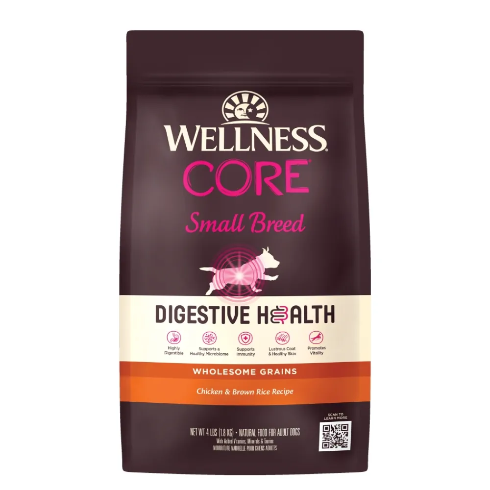Wellness Dry Food^CORE Digestive Health Small Breed Chicken Dry Dog Food, 4-lb