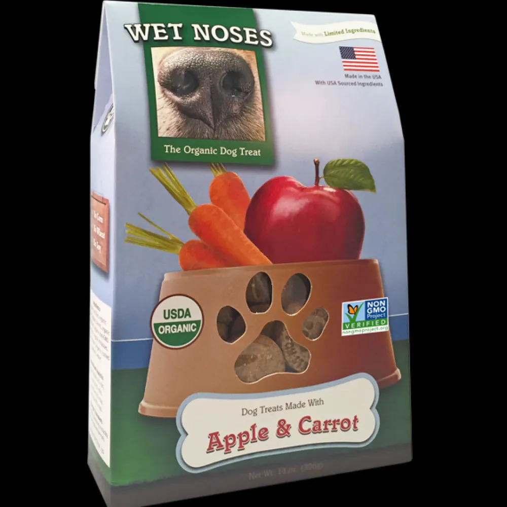Wet Noses Biscuits & Crunchy Treats^Apple & Carrot Dog Treats, 14-oz