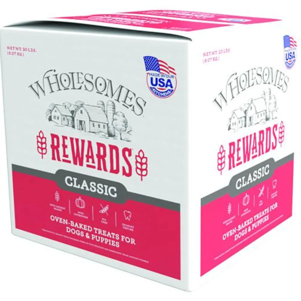 Wholesomes Biscuits & Crunchy Treats^Rewards Variety Large Dog Treats, 20-lb