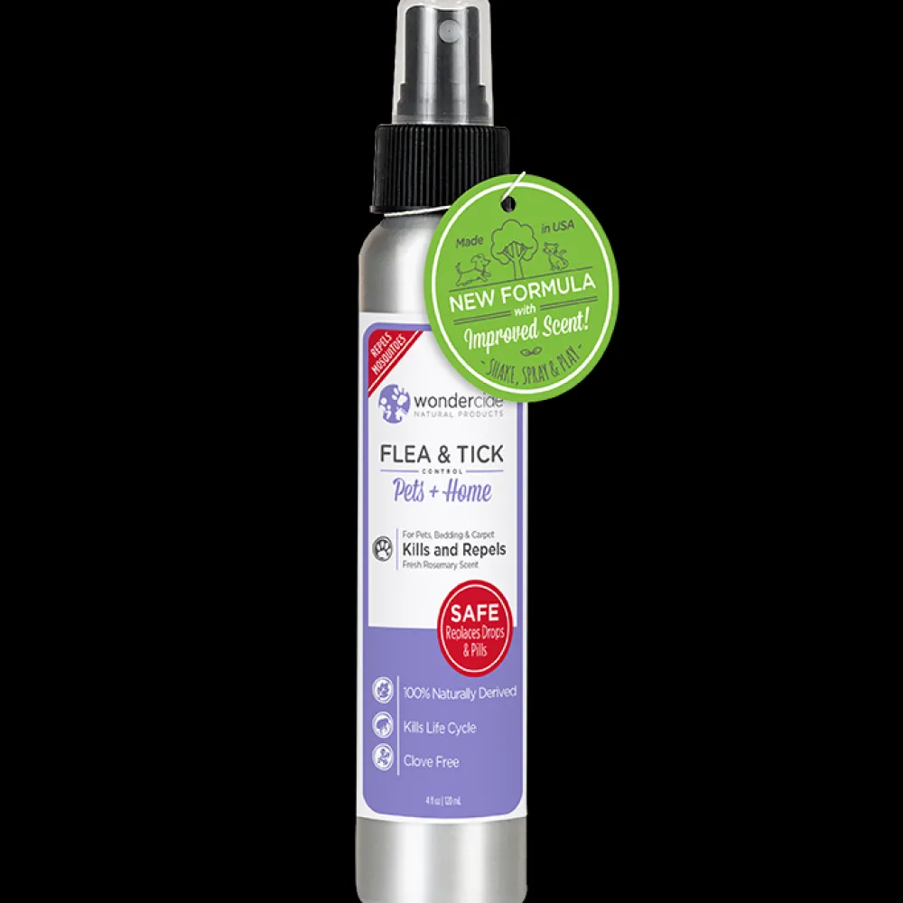Wondercide Flea & Tick | Flea & Tick^'FLEA & TICK' Natural Flea, Tick & Mosquito Control for Dogs, Cats & Home - Rosemary Scent 4z