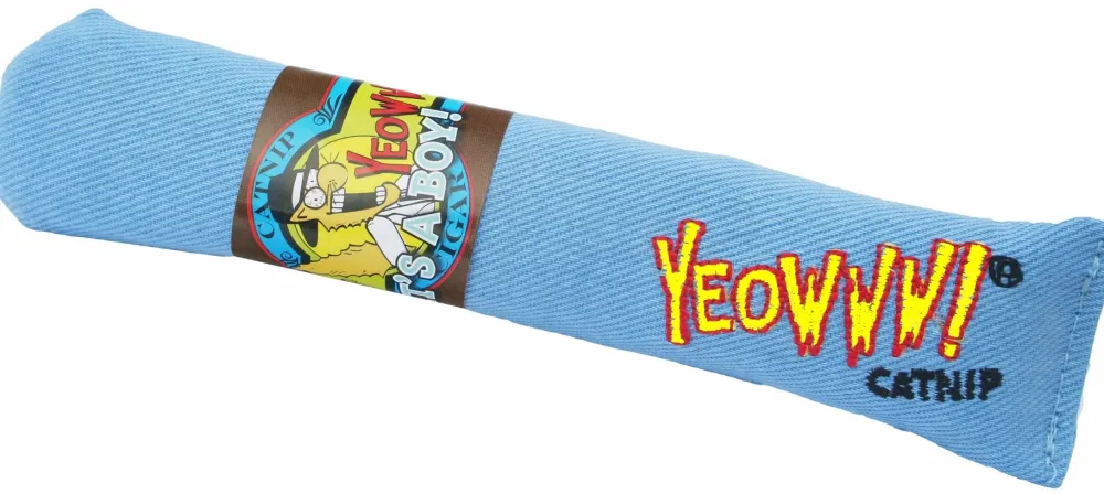 Yeowww! Toys | Toys^Catnip Cigar It's a Boy Cat Toy, Blue