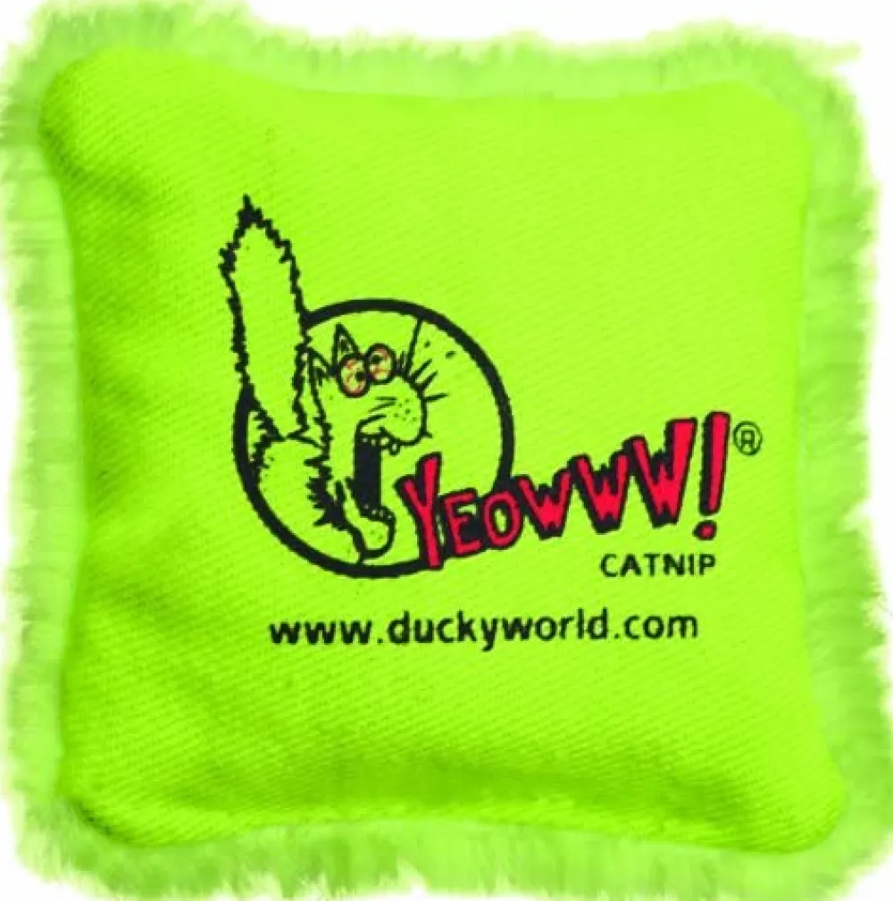 Yeowww! Toys | Toys^Pillow Catnip Cat Toy, Green, 2.5-in