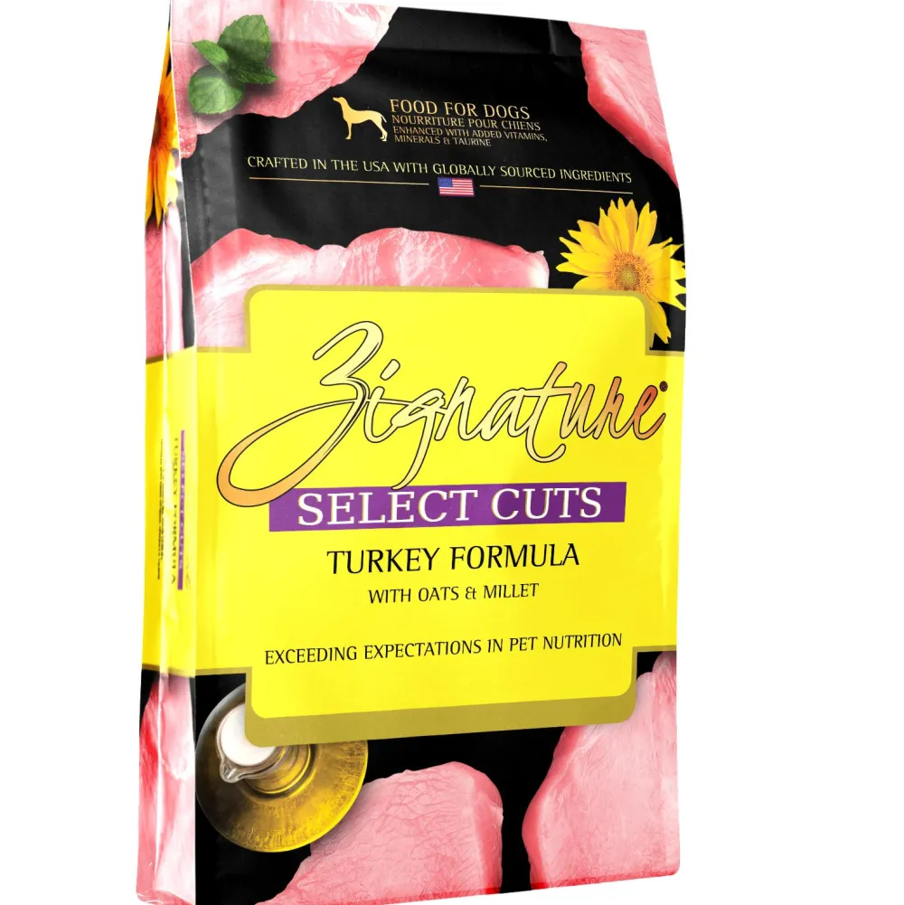 Zignature Dry Food^Select Cuts Turkey Formula Dry Dog Food, 4-lb