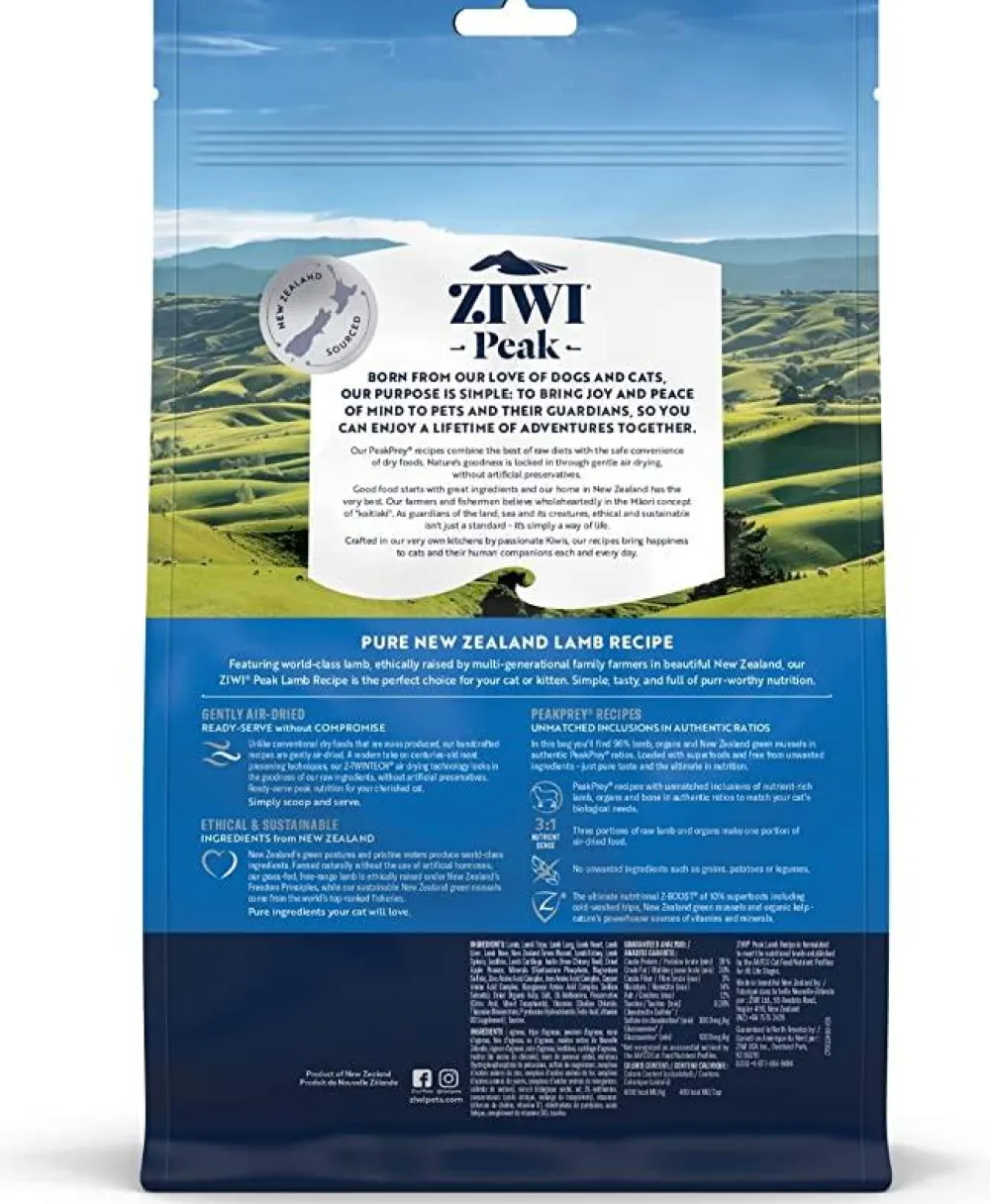 Ziwi Air-Dried & Dehydrated Food^Peak Lamb Recipe Air-Dried Cat Food, 14-oz | 400-g