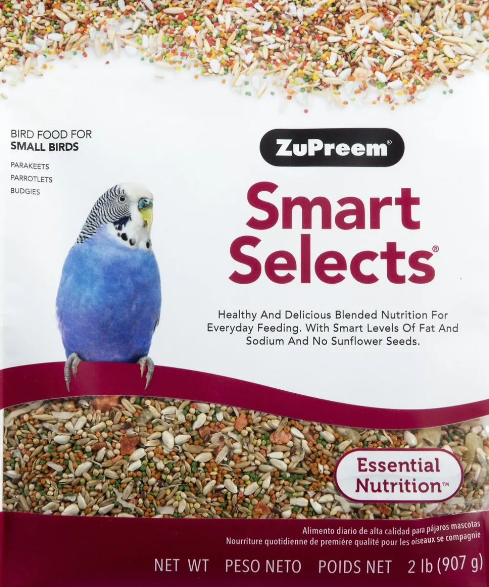 Zupreem Parakeet^Smart Selects Parakeet Bird Food, 2-lb
