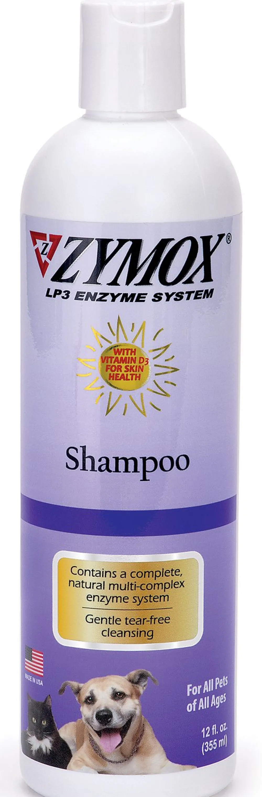 Zymox Grooming | Grooming^Shampoo For All Pets, 12-oz bottle